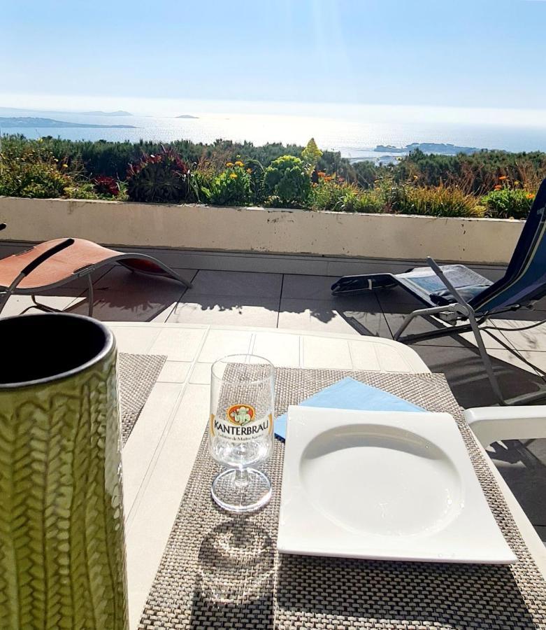 Vue Mer Panoramique Et Piscine Bandol Zewnętrze zdjęcie